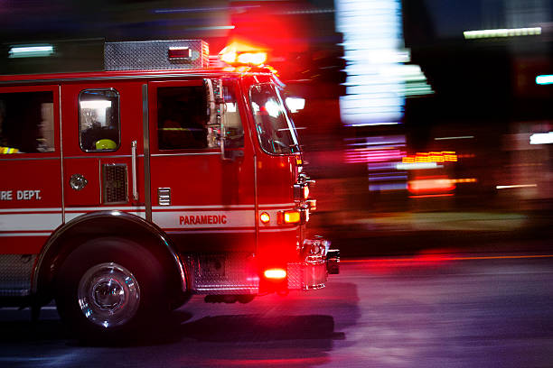 Firefighter in turnout gear